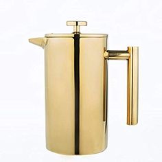 Bonus with 2 Extra Filter Screens Double Walled Insulated Coffee /& Tea Maker, Miuly Stainless Steel French Press with Walnut Handle 34oz//1L, 8 Cup