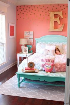 Feeling inspired to change the decor of your daughter's room? Check out our favorite girls' room ideas. Girl's Room, Girls Bedroom, Girl Room, Dekorasyon, Rom, Kamar Tidur