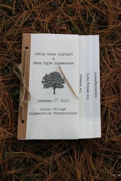 make your own wedding program