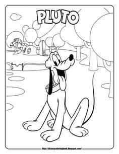 Print Mickey Mouse Clubhouse Coloring Pages
