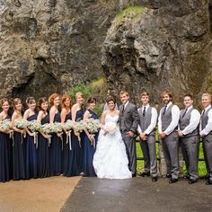 Navy Gray For Wedding Party Perfect The Weddings That Do Not Formal Navy And Grey Bridal Party Interesting Way To Diffeiate Mat From The Rest Wedding