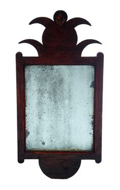 Vintage Varnished Robert Wood Painting Vintage Varnished Robert Wood Painting