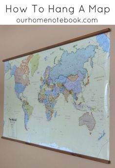15 Best Hanging Posters Images In 2018 Frames Want A Simple Way To Hang Large Scale Map Or Poster Here S How With