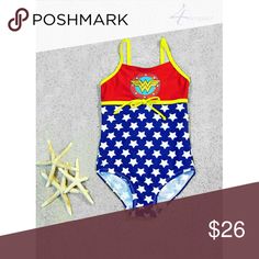 Wonder Woman Girls Faux Tie Glitter Print Wonder Woman Girls Faux Tie Glitter Print
