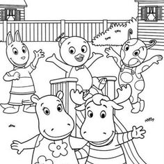 backyardigans austin smiling coloring pages | jace's birthday ... - Backyardigans Coloring Pages Print backyardigans austin smiling coloring pages | jace's birthday ... - Backyardigans Coloring Pages Print