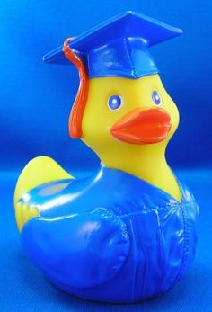 Fun Express Graduation Graduate Rubber Ducky Duck Party Favor Set 1 Dozen