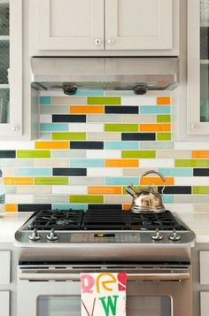 39 Best Colorful Kitchen Backsplashes Images Tile Decorating Colorful Kitchen Backsplashes