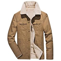 Fashion Mens Autumn Winter Long Sleeve Striped Suit Lapel Jacket Top Blouse Pandaie-Mens Product Tactical Fleece Jacket Men