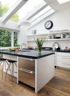 13 I want it ideas | skylight kitchen, skylight living room, skylight ...