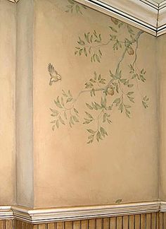 Wall Mural Stencils olive leaves stencil see more: http://www.cuttingedgestencils Wall Mural Stencils olive leaves stencil see more: http://www.cuttingedgestencils