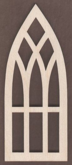 1:12 Dollhouse Miniature Wooden Arched Window Model Furniture Accessories US JA