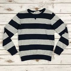 2T Olive Green Red Blue Gray Old Navy Boy/'s Striped Winter Sweaters