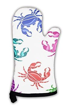Coastal Breeze Red Coral Luxury Cotton Cloth Placemats Ocean Blue 2014 Double Layer Crab Coastal Shells and Accent Lobster Set of 4