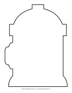 <strong>Fire Hydrant</strong> Pattern | Preschool Aug.-Sept. | Fiesta de ... Printable fire hydrant template