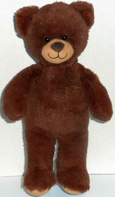 Build a Bear Workshop Curly Brown Tan Plush Teddy Toy Stuffed Animal Doll