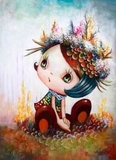 surrealism pop painting japanese surreal paintings illustration lowbrow mayhemandmuse yosuke installations
