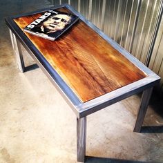 95 Best Steel Coffee Table Images On Pinterest In 2018 Handmade Modern Rustic Coffee Table With Reclaimed Wood Slab Top And 2 Steel Frame