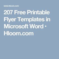 free online printable flyer maker