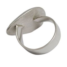 CloseoutWarehouse High Polished Sterling Silver Linked Rope Ring