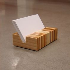 retro eames era inspired minimalist wood business card holder 2100 via etsy - Wooden Business Card Holder retro eames era inspired minimalist wood business card holder 2100 via etsy - Wooden Business Card Holder