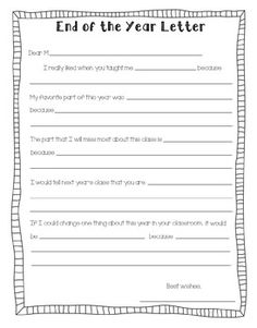 teacher appreciation letter from student
