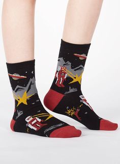 Black And Purple Small Checked Design Ankle Socks Kids Size: 12.5-3.5