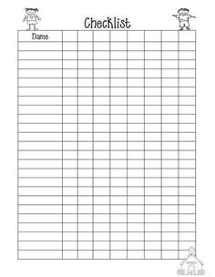 class roster template