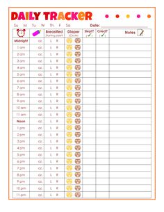 baby day tracker