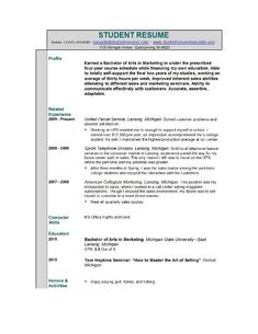 no experience high school resume