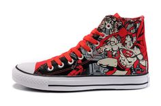 RARE DC COMICS ORIGINAL FLASH CONVERSE SNEAKERS RARE DC COMICS ORIGINAL FLASH CONVERSE SNEAKERS