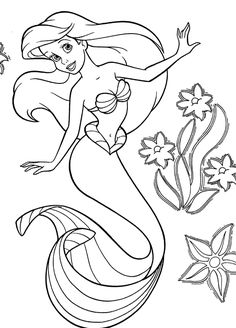 25 amazing little mermaid coloring pages for your little ones