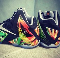 lebron palm tree shoes