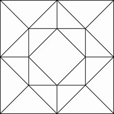 Geometric Block Pattern 96 ClipArt ETC in 2020 Barn quilt patterns Geometric quilt Quilt square patterns