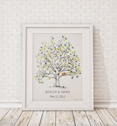 Wedding Guest Book Alternative Fingerprint Tree New Size 20x30 Wedding Guest Book Alternative Fingerprint Tree L Twisted