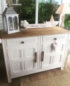 A Solid Oak Sideboard Tv Stand Unit Farrow Ball Painted Shabby A Solid Oak Sideboard Tv Stand Unit Farrow Ball Painted Shabby