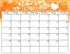 32 Simplest November 2018 Printable Calendar illustrations or photos Blank image about Printable November Calendar Pdf named 32 Ideal November 2018 Printable Calendar photos Blank