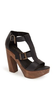 Topshop 'Smile' Wooden Platform Leather Sandal, 4 five worlds by Cordani 'Juarez' Platform Sandal (Women) available at #Nordstrom