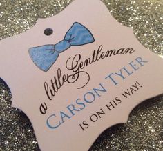 Personalized Name Baby Shower Favor Tag 24 A Little Lady Is On Her Way