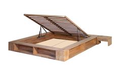 Letto matrimoniale contenitori in legno pino massiccio naturale 180 ... Letto matrimoniale contenitori in legno pino massiccio naturale 180 ...