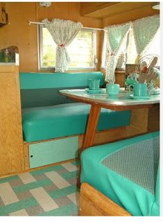 Lucy The Starlite Classic Campground All Vintage Trailers For Rent In Colorado Love These Colors Bathroom Mixed With Light Grey Towels And Lucy The Starlite Classic Campground All Vintage Trailers For Rent In Colorado Love These Colors Bathroom Mixed With Light Grey Towels And