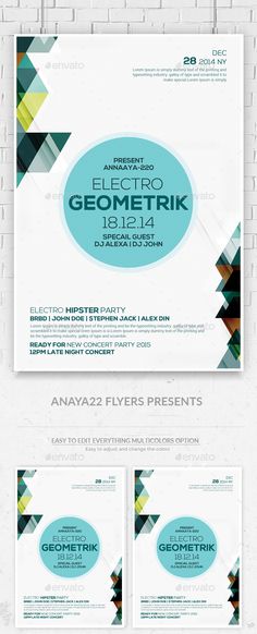 Festival / Concert - Flyer Concert flyer, Club parties and Layouts