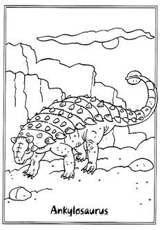 Coloring Page Dinosaurs 2