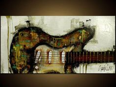 Gibson Les Paul Guitar Patent Print Gallery Wrapped Canvas Print BONUS DECAL!