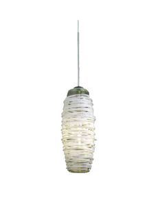 epiphany lighting pcp120 one light mini pendant in brushed nickel