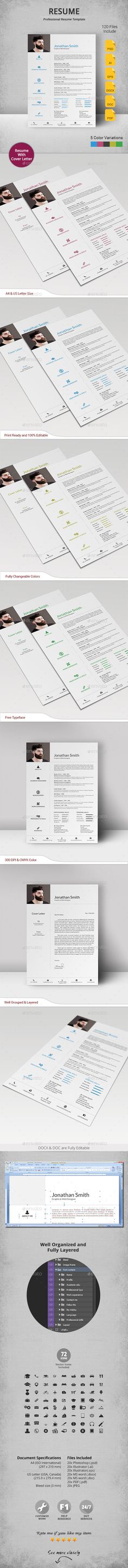 Beautiful resume template for MS Word by Original Resume Design - beautiful resume examples Beautiful resume template for MS Word by Original Resume Design - beautiful resume examples