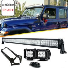 2X 6/" White Bull Nudge Bar grille toit Rail front Spot Lampes 24 V Camion