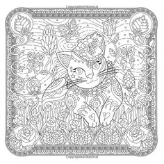 Cat Colors Coloring Book Pages Colour Board Adult Colouring Secret Places Zen Mystic The Lovers Libros Paint