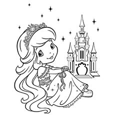 20 Free Printable Strawberry Shortcake Coloring Pages The