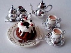 Megahouse dollhouse miniature lady bug kettle tea set 2 2008