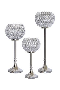 2pcs White Feather Silver Mirrored Glass Candle Plate Tealight Table Centerpiece